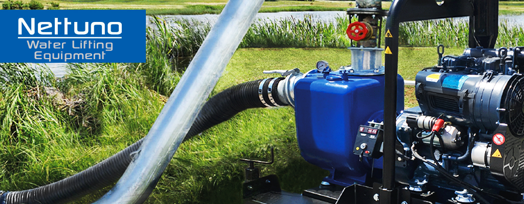 Nettuno Irrigation: Hose Reels, Motorpumps, PTO driven Generators